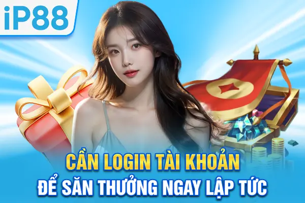 Cần login tài khoản để săn thưởng ngay lập tức