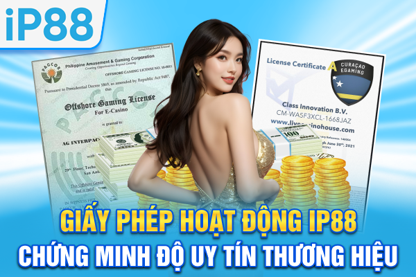 Giấy Phép Hoạt Động IP88 Chứng Minh Độ Uy Tín Thương Hiệu
